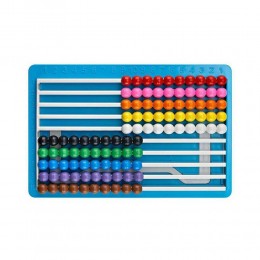 Brons Abaküs Raylı Mihsap Sayı Boncuğu Mavi Renk