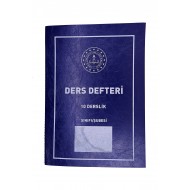 Ders Defteri 10 Derslik Plastik Kapak 25x35 cm