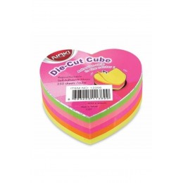 Memo Kalp Şekilli 5 Renk 250 Sayfa No:12356 Memo Kalp Şekilli 5 Renk 250 Sayfa No:12356