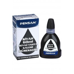 Beyaz Tahta Kalemi Mürekkebi Siyah 60 Ml