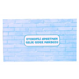 Apartman Gelir Gider Makbuzu Otokopili 50x2 Nüsha A5 Boyutunda