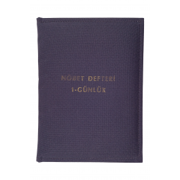 Nöbet Defteri Günlük A4 Boyutunda 100 Yaprak Bez Ciltli