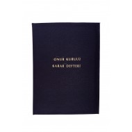 Onur Kurulu Karar Defteri Bez Ciltli 100 Yaprak 25x35 cm