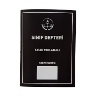 Sınıf Defteri 6 Derslik Aylık Yoklamalı Karton Kapak 25x35 cm