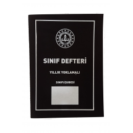 Sınıf Defteri 6 Derslik Yıllık Yoklamalı Karton Kapak 25x35 cm