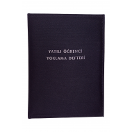 Yatılı Öğrenci Yoklama Defteri 25x35 Boyutunda Bez Ciltli 100 Yaprak