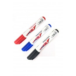 Jet1 Beyaz Tahta Kalemi 3'lü Set Siyah, Mavi, Kırmızı