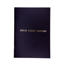 Gelir Gider Defteri Sert Karton Kapak 50 Yaprak