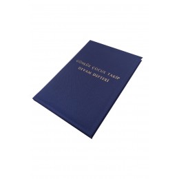 Günlük Çocuk Takip Devam Defteri A4 100 Yaprak Kumaş Cilt