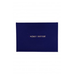 Kuran Kursları İçin Gece-Gündüz Nöbet Defteri Bez Cilt 100 Yaprak A4