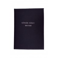 Nöbetçi Öğretmen Günlük Nöbet Defteri Bez Ciltli 100 Yaprak 25x35 cm