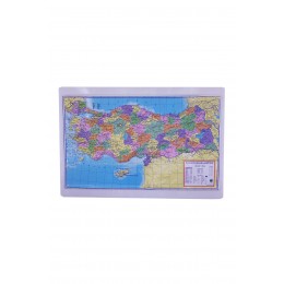 Türkiye Siyasi Haritası Kabartmalı 29x43 cm